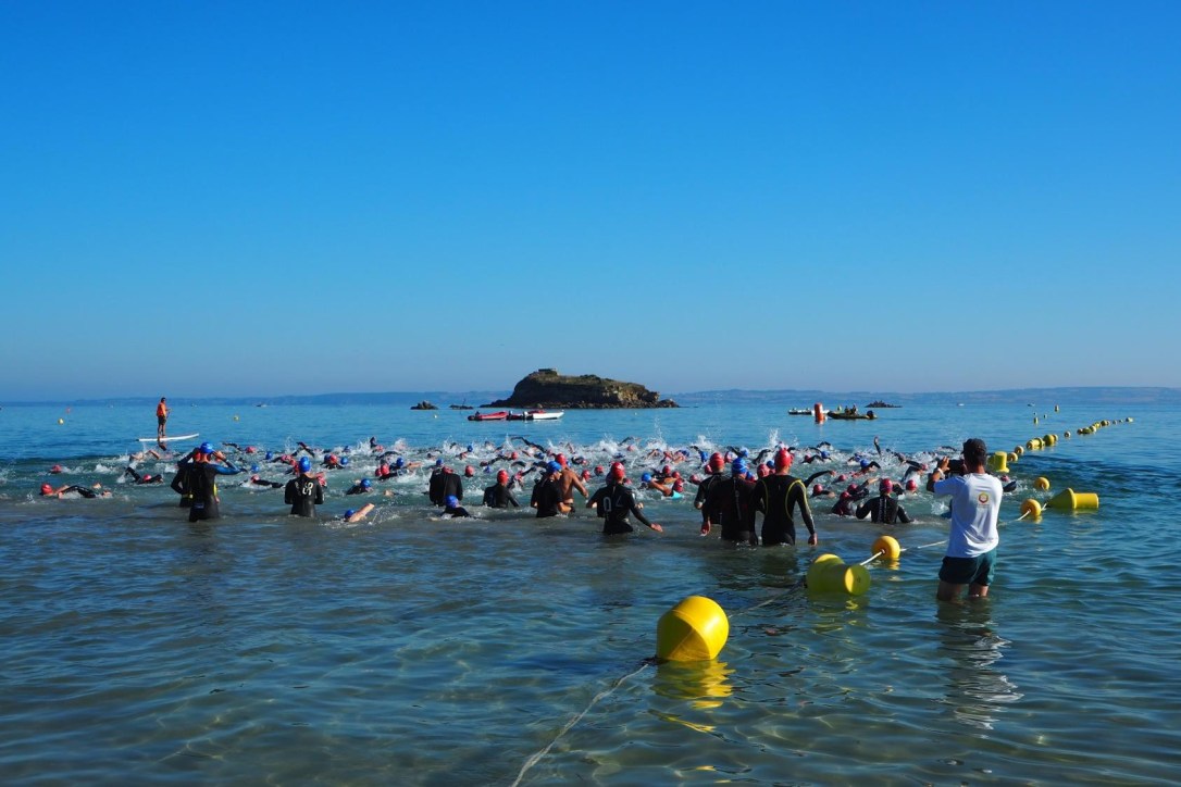 Départ Natation en eau libre